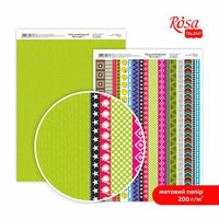 Papiri za scrapbooking Be in color A4 s ukrasnim ornamentima