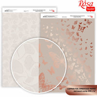 Visokokvalitetni papiri za scrapbooking Butterflies A4 s uzorcima leptira, idealni za dekoraciju.