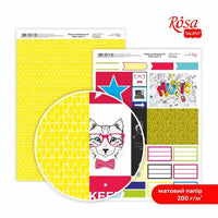 Color Style A4 papir za scrapbooking sa romantičnim motivima