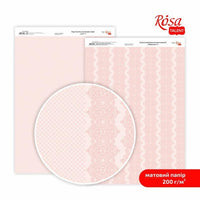 Kreativni papir za scrapbooking Lace A4 s elegantnim čipkastim dizajnom