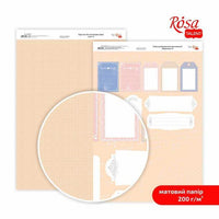 Papir za scrapbooking Lace A4 s ukrasnim motivima čipke