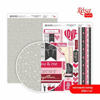 Različiti motivi Love A4 papira za scrapbooking i umjetničke radove