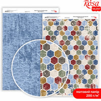 Kreativni papiri za scrapbooking Mens Style A4 sa motivima alata i radionice
