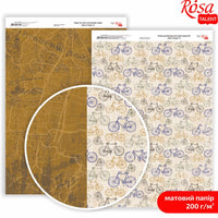 Papiri za scrapbooking Mens Style A4 sa motivima kompasa i nautičkih elemenata