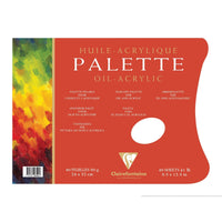 Papirna slikarska paleta Clairefontaine 90 g/m2 - 24 x 32 cm, 40 listova