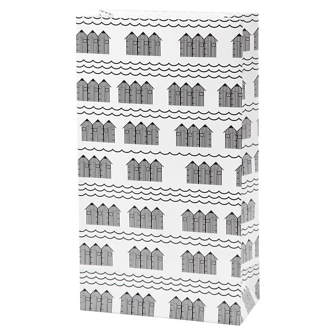 Set od 8 papirnatih vrećica Houses za kreativne projekte i poklone.