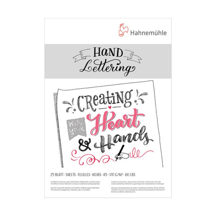 Papirnati blok HAHNEMÜHLE i HAND LETTERING — slika 1