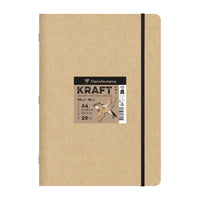 Papirni blok Kraft CLAIREFONTAINE 115 g/m² – A5 – A4 / 20 listov