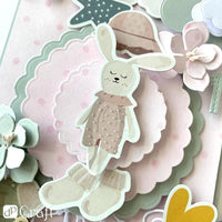 Pakovanje od 50 komada papirnih izrezaka Baby za scrapbooking i umjetničke projekte.