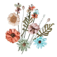 Papirno cvijeće Dusty Blush - set 12 kom