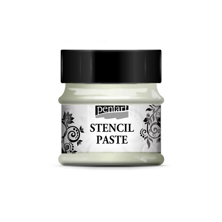 Pasta za šablonu biserna Stencil Paste Pentart 50ml — slika 2