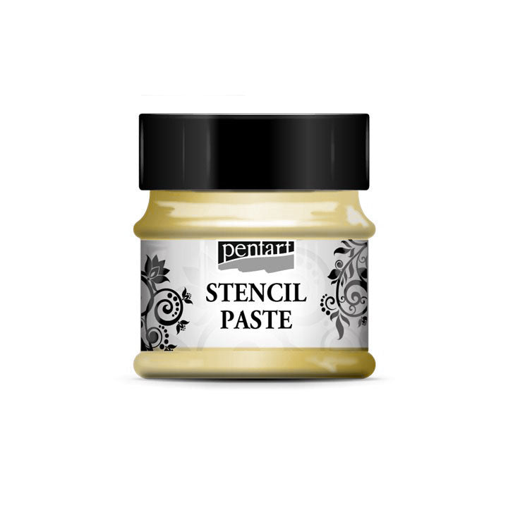 Pasta za šablonu biserna Stencil Paste Pentart 50ml — slika 3