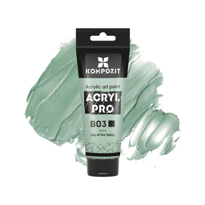 Detaljan prikaz tube ACRYL PRO ART Kompozit 75 ml, pastelna boja