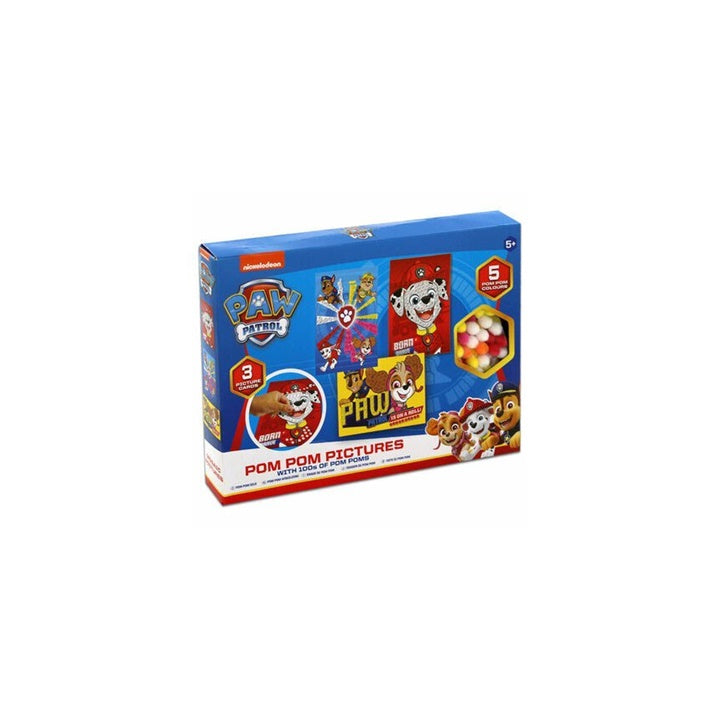 Paw Patrol set za izradu slike sa pom-pom kuglicama za kreativnu igru djece.