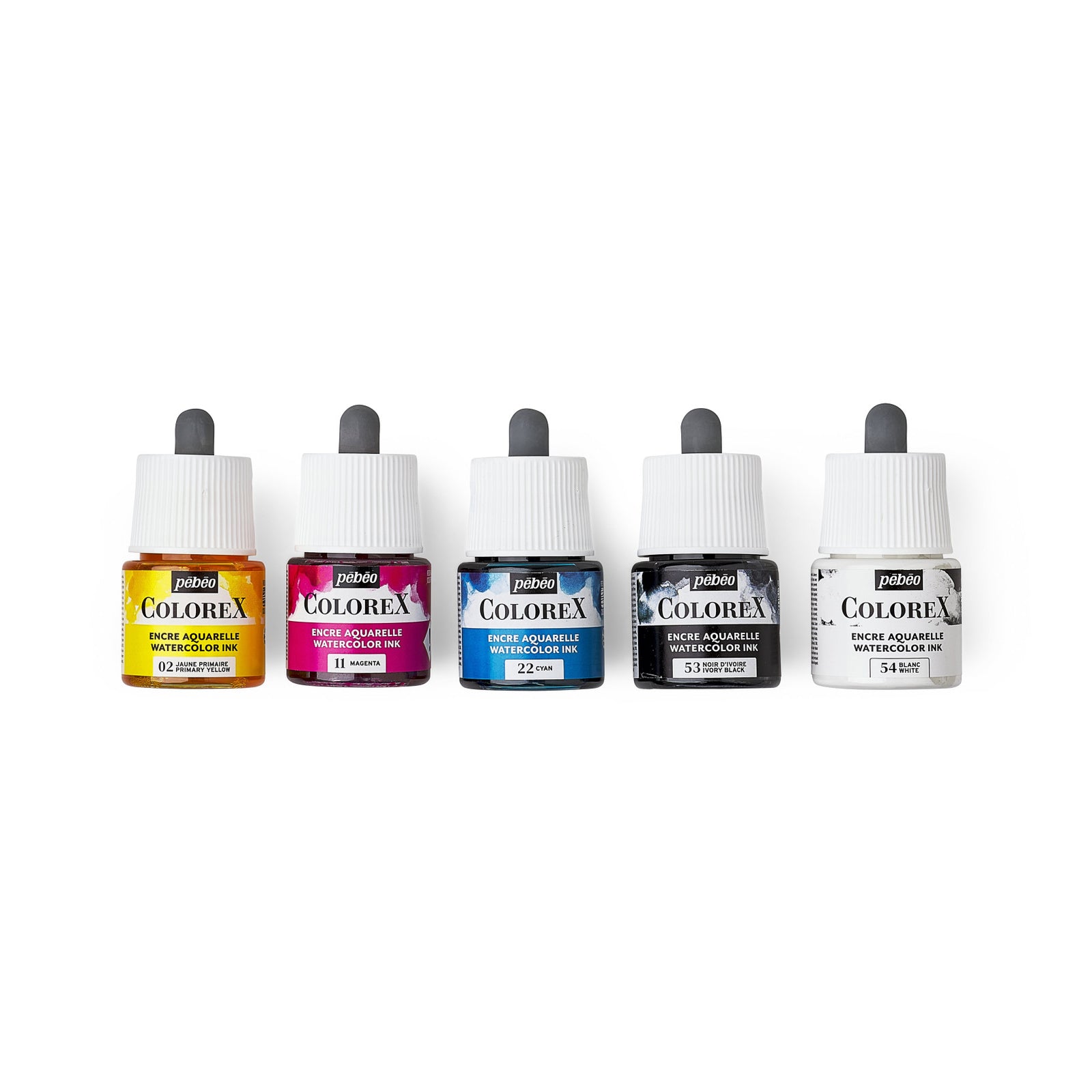 Pebeo Colorex set akvarelnih mastila 5 x 45 ml