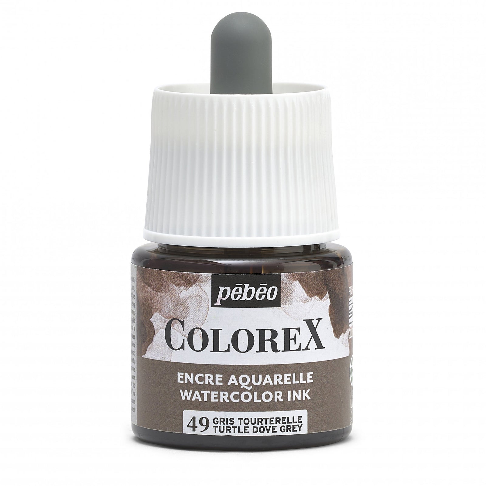 Pebeo Colorex tečni akvarel 45 ml – Grličasto siva