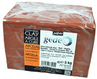 Pebeo Gédéo grnčarska glina 5 kg crvena – 5 kg červená