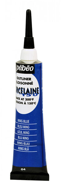 Pebeo Porcelaine 150 reljefna kontura za porcelan 20 ml – Ming plava