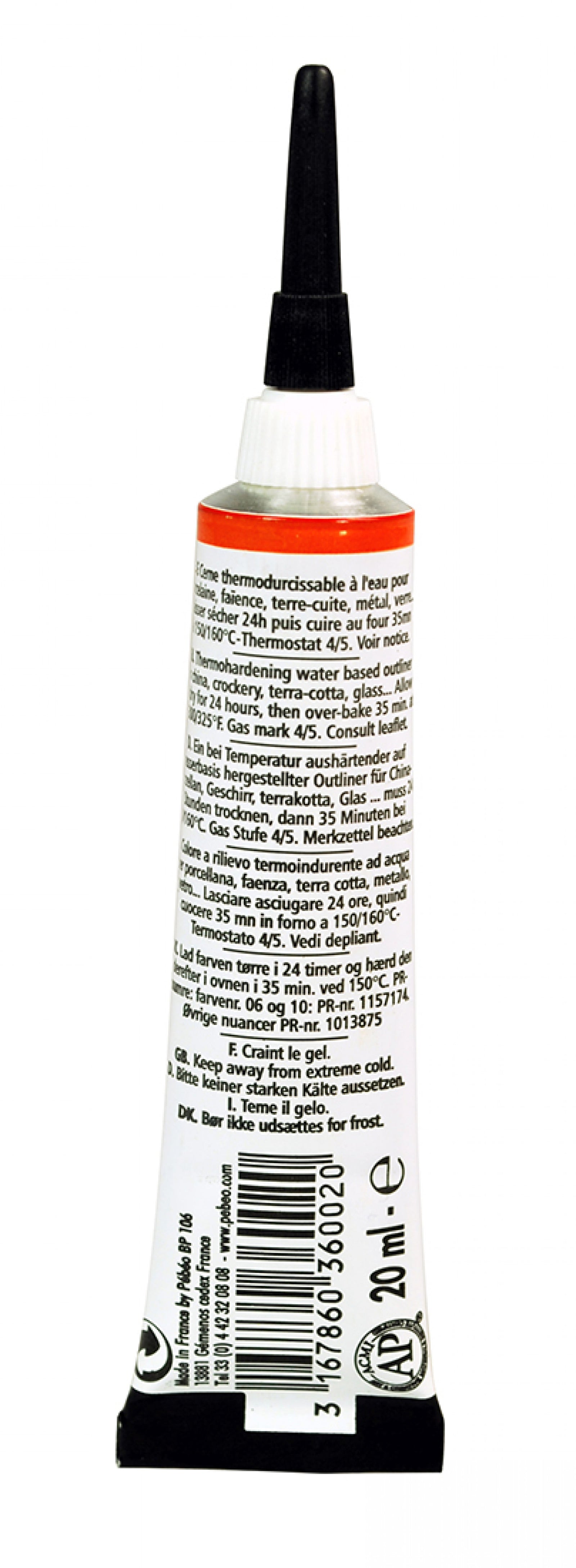 Pebeo Porcelaine 150 reljefna kontura za porcelan 20 ml