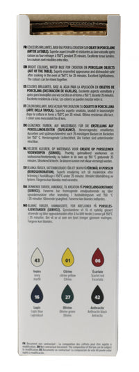 PEBEO Porcelaine 150 set boja za porcelan 6 x 20 ml
