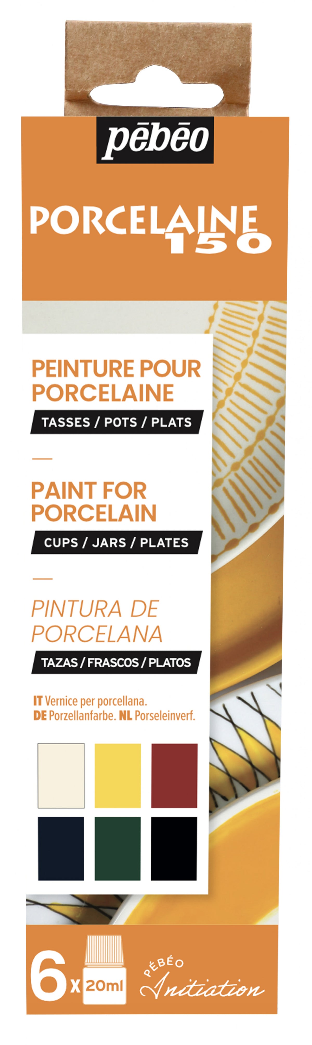 PEBEO Porcelaine 150 set boja za porcelan 6 x 20 ml