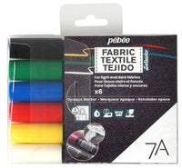 Pebeo set markera za tekstil Setacolor 6 kom CLASSIC