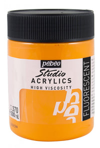 Pebeo Studio akrilna boja 500 ml – Fluorescentna narandžasta