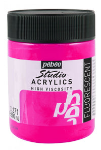 Pebeo Studio akrilna boja 500 ml – Fluorescentna roza