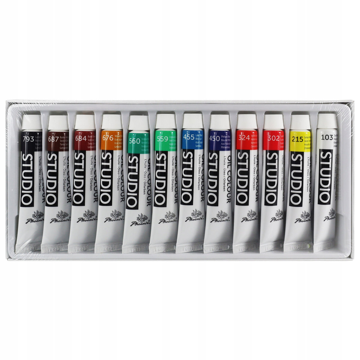 Phoenix – set uljanih boja 12–24 x 12 ml