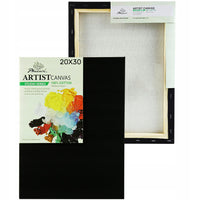 Phoenix slikarsko platno na okviru, crno, 260 g/m² | 20 x 30 do 50 x 70 cm