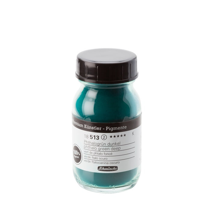 Pigmenti Schmincke 100 ml – 513 phthalo tamna zelena