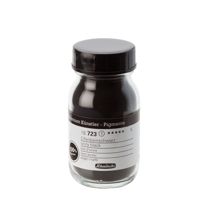 Pigmenti Schmincke 100 ml – 723 slonovačka crna