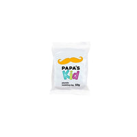 Papa's Kid plastelin od 50 g u srebrnoj nijansi za kreativnu igru.