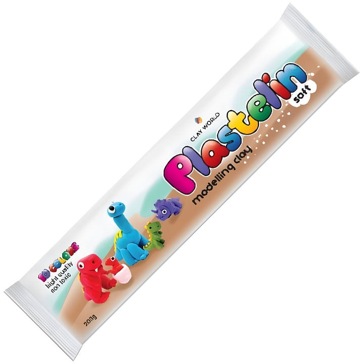 Pakovanje Papa's Kid školskog plastelina sa 10 raznobojnih komada od po 20 g za kreativne dječije radove.
