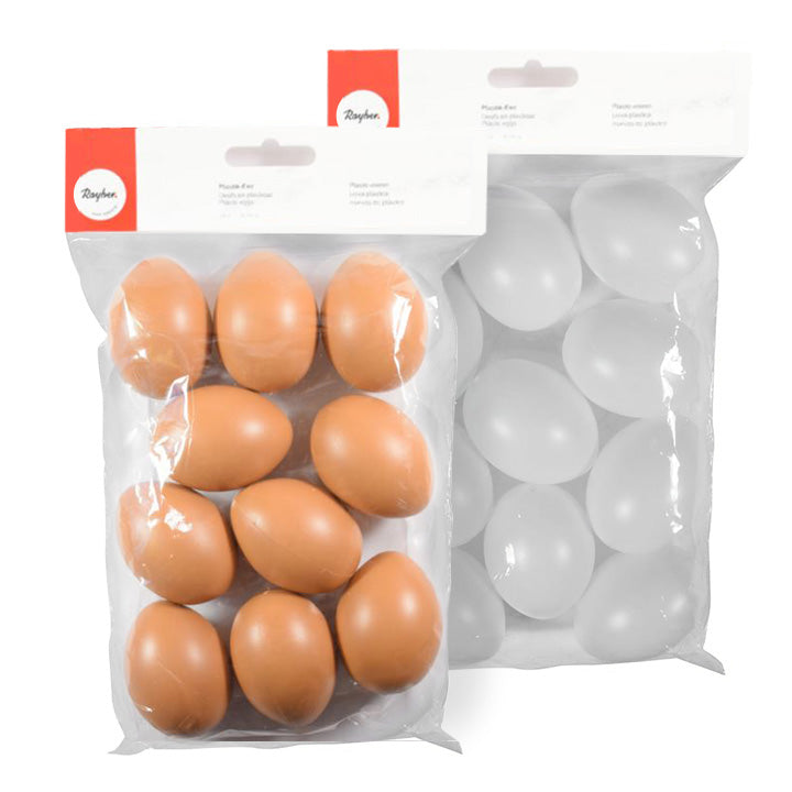 Plastična jaja Raiher 6 cm 10 komada - odaberite boju — slika 1