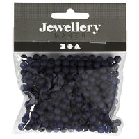 Plastične perle - 40 g - različite boje – plava