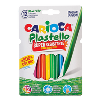Plastične voštane bojice Carioca Plastello - 12 kom