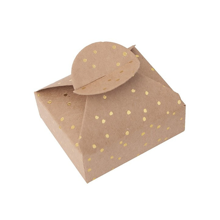 Poklon kutijice sa zlatim uzorkom 6x7,5x2,5 cm – 4 kom