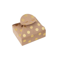 Poklon kutijice sa zlatim uzorkom 6x7,5x2,5 cm – 4 kom