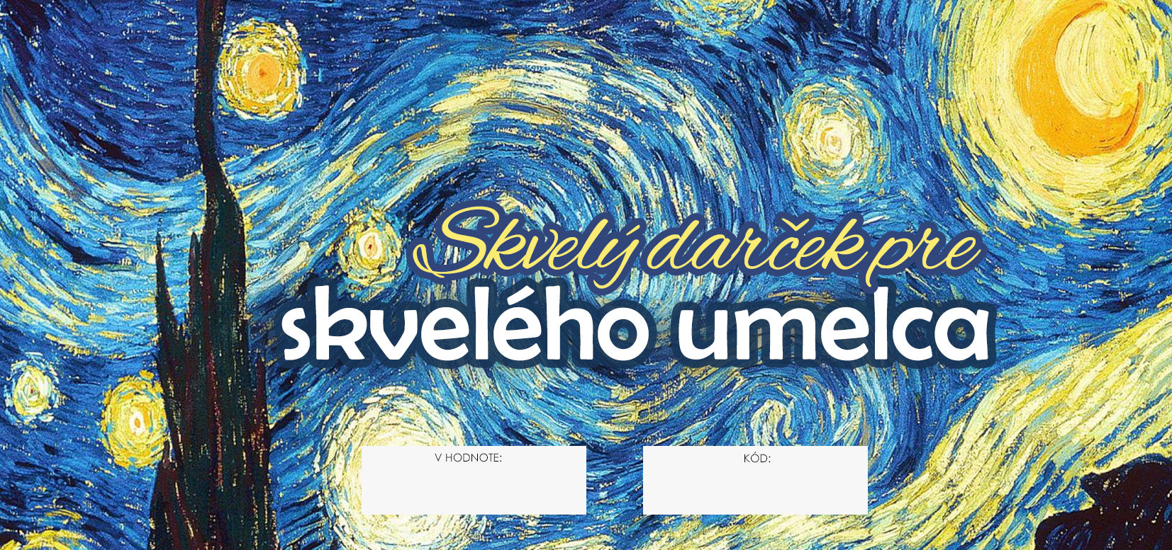 Poklon-vaučer - Krasan poklon za krasnog umjetnika — slika 2