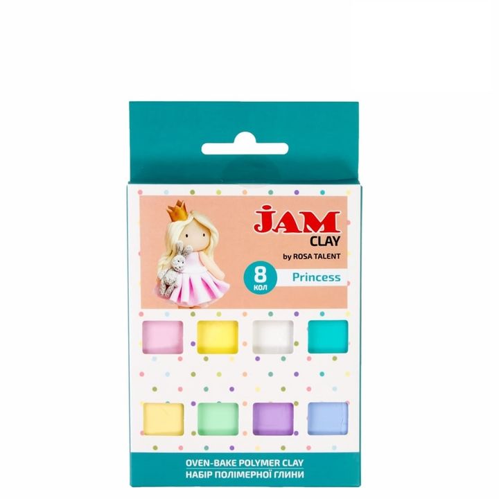 Polimerna glina Rosa Talent - set Princess 8 x 20 g — slika 1