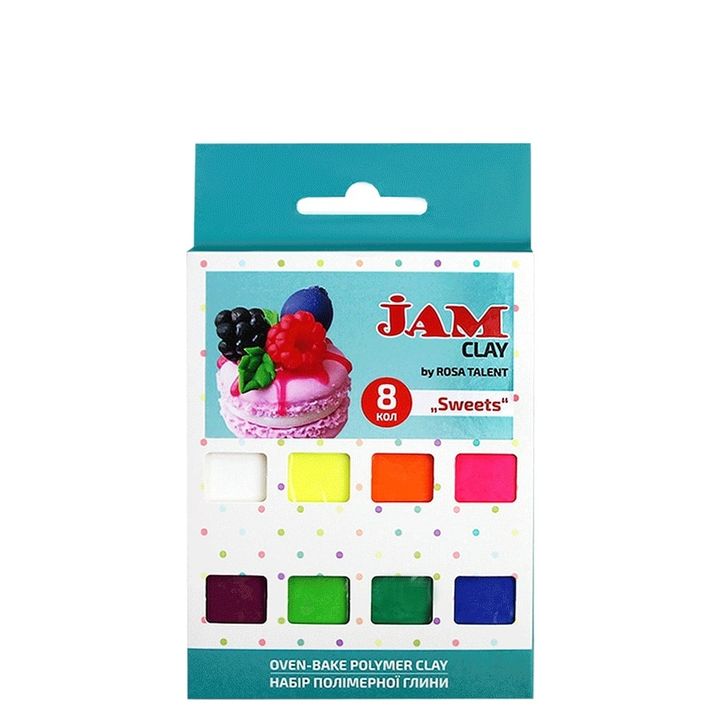 Polimerna glina Rosa Talent - set Sweets 8 x 20 g — slika 1