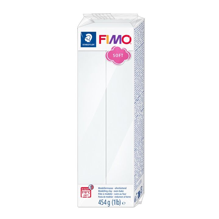 Blok FIMO Soft polimerne mase od 454 g, idealan za kreativne umjetničke projekte.