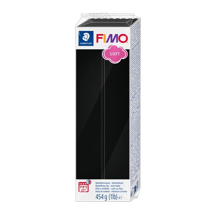 Krupni plan FIMO Soft polimerne mase od 454 g, mekana tekstura za lako oblikovanje.