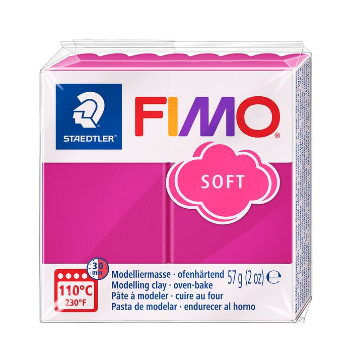 Pakovanje FIMO Soft polimerne mase od 57 g u roze boji