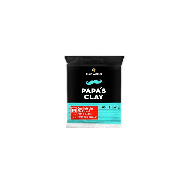 Pakovanje Papa’s clay polimerne mase od 60 g u bijeloj nijansi