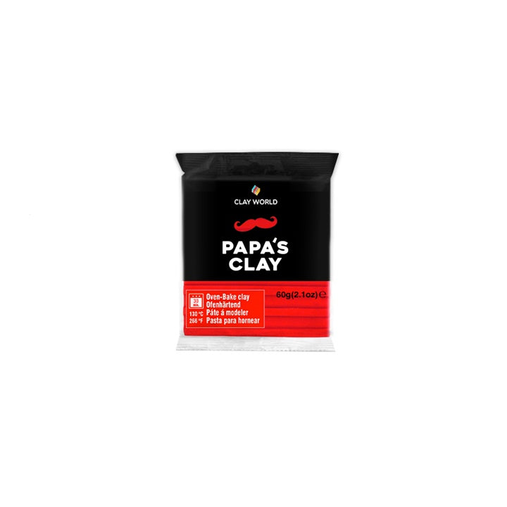 Pakovanje Papa’s clay polimerne mase od 60 g u srebrnoj nijansi