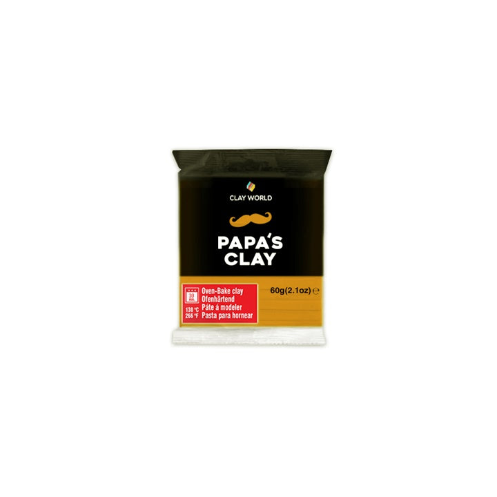 Pakovanje Papa’s clay polimerne mase od 60 g u neon nijansi