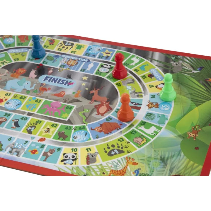Tabla za igru Zoo Game sa detaljnim prikazom staze i polja