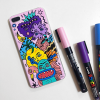 Posca marker PC-5M, 1,8 – 2,5 mm, metalik crvena (M15)